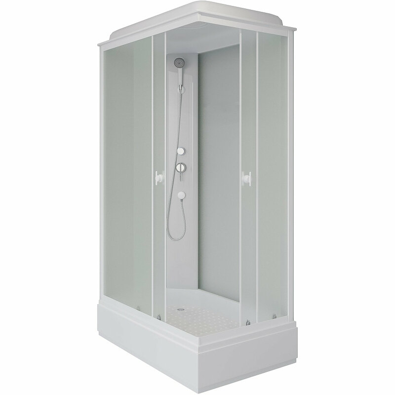 Изображение товара Душевая кабина Niagara Promo P120/90/26Q/MT, 120x90 см, с крышей, матовое стекло