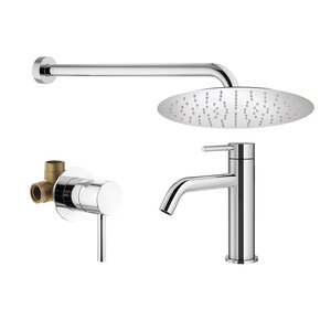 Изображение товара Комплект смесителей Plumberia Selection Ixo KITXO01CR53, цвет хром глянцевый