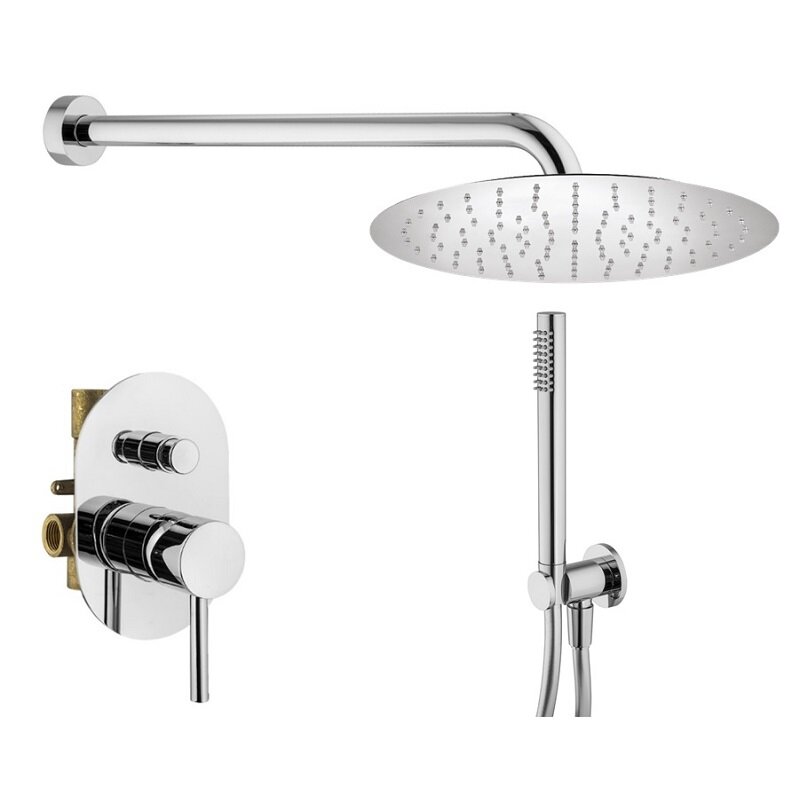 Изображение товара Душевая система Plumberia Selection Ixo KITXO15CR, цвет хром глянцевый Изображение товара Душевая система Plumberia Selection Ixo KITXO15CR, цвет хром глянцевый