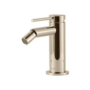 Изображение товара Смеситель для биде Gattoni Circle Two 9150/91NS с донным клапаном, брашированный никель