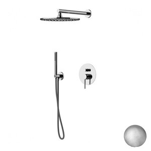 Изображение товара Душевая система Gattoni Circle Two 9190/PDNS, цвет брашированный никель