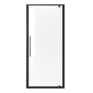 Изображение товара Душевая дверь в нишу Niagara Nova NG-85-8AB, 80 см, стекло прозрачное, профиль черный матовый