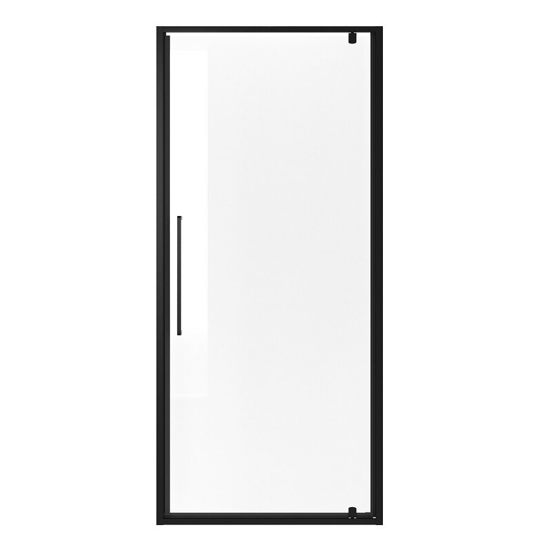 Изображение товара Душевая дверь Niagara Nova NG-85-9AB 90 см распашная стекло черный матовый