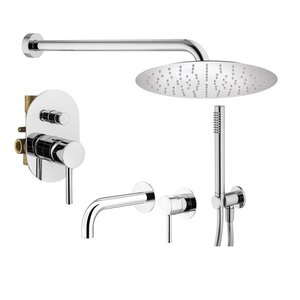 Изображение товара Душевая система Plumberia Selection Ixo KITXO15CR210, цвет хром глянцевый