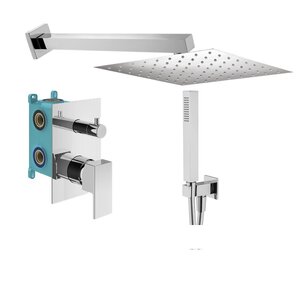 Изображение товара Душевая система Plumberia Selection Tag KITTG18CR, цвет хром глянцевый