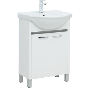 Изображение товара Тумба под раковину Aquanet Донна, 294390, 60 см, белый глянец