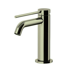 Изображение товара Смеситель для раковины Gattoni Circle Two 9142/91NS с донным клапаном брашированный никель