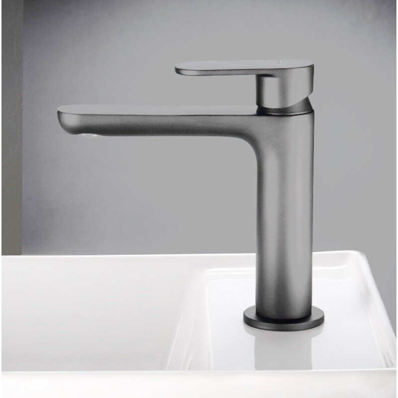 Изображение товара Смеситель для раковины Gattoni H2Omix7000 7004070NS, с донным клапаном, цвет брашированный никель