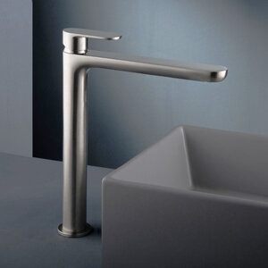 Изображение товара Смеситель для раковины Gattoni H2Omix7000 7007070NS с донным клапаном никель