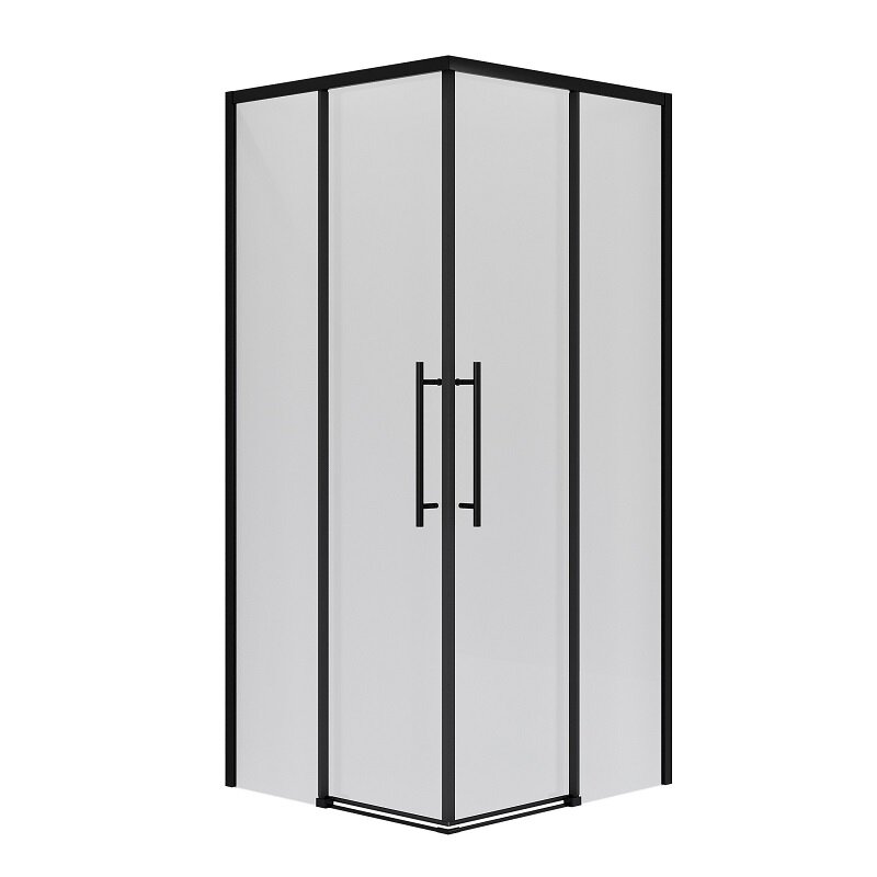 Изображение товара Душевой уголок Niagara Nova NG-6829-34BLACK 90х90 см стекло прозрачное черный матовый профиль