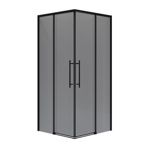 Изображение товара Душевой уголок Niagara Nova NG-2828-34BLACK, 80 х 80 см, стекло тонированное, профиль черный матовый