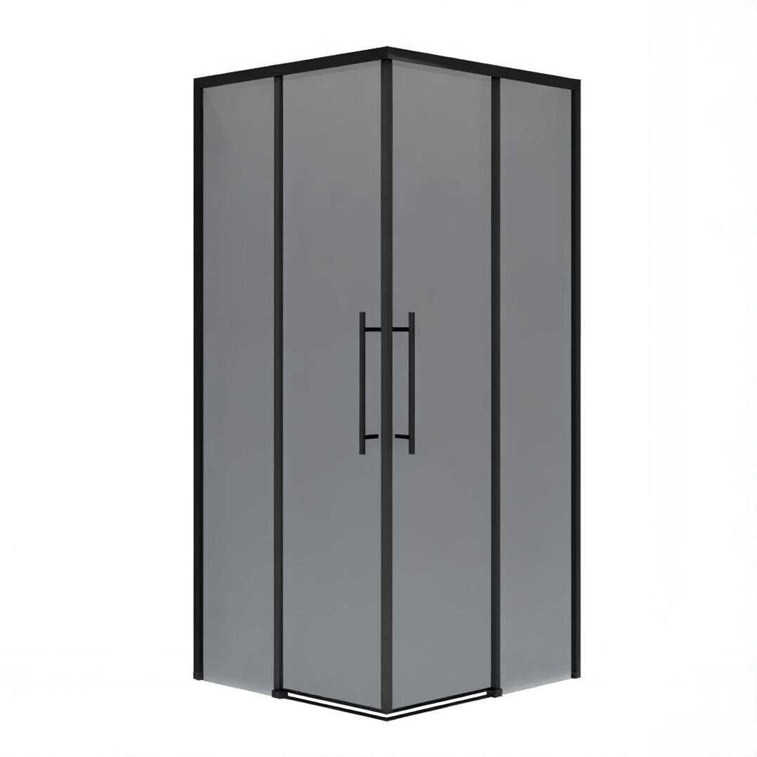 Изображение товара Душевой уголок Niagara Nova NG-2828-34BLACK 80 х 80 см тонированное стекло черный матовый профиль