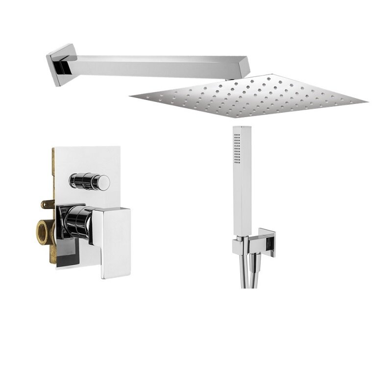 Изображение товара Душевая система Plumberia Selection Tag KITTG15CR, цвет хром глянцевый