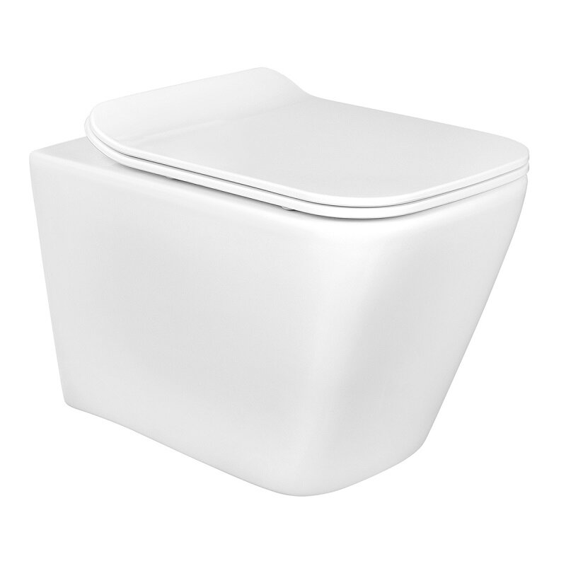 Изображение товара Подвесной унитаз Aquatek Дельта AQ1911-00 безободковый с сиденьем микролифт белый