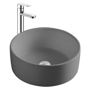 Изображение товара Раковина Aquatek AQ5118-MG, 40 см, фарфор, цвет серый матовый