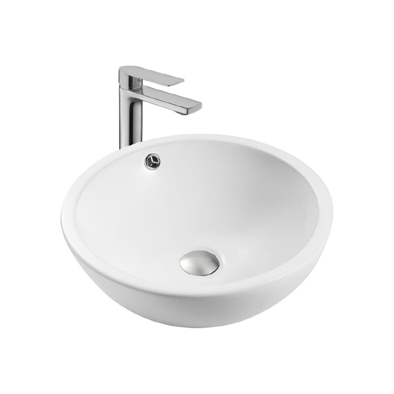 Изображение товара Раковина Aquatek AQ5354-MW 44 см фарфор белый матовый накладная