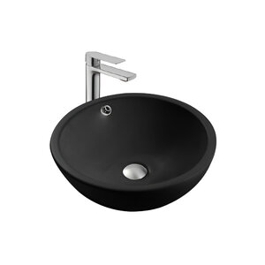 Изображение товара Раковина Aquatek AQ5354-MB 44 см черный матовый фарфор угловая накладная