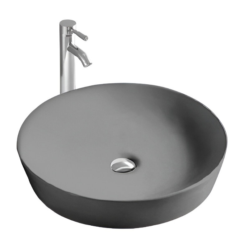 Изображение товара Раковина Aquatek Европа AQ5558-MG 41 см фаянс серый матовый угловая установка