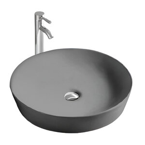 Изображение товара Раковина Aquatek Европа AQ5558-MG 41 см фаянс серый матовый угловая установка