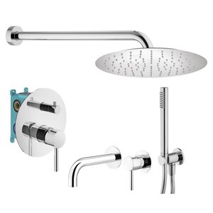 Изображение товара Комплект смесителей Plumberia Selection Ixo KITXO18CR210 для раковины и душа хром