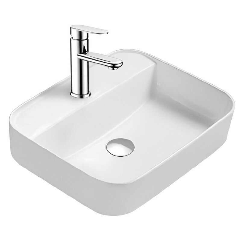 Изображение товара Раковина Aquatek Вега AQ5506-MW, 50 см, фарфор, цвет белый матовый