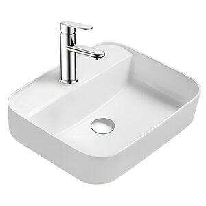 Изображение товара Раковина Aquatek Вега AQ5506-MW, 50 см, фарфор, цвет белый матовый