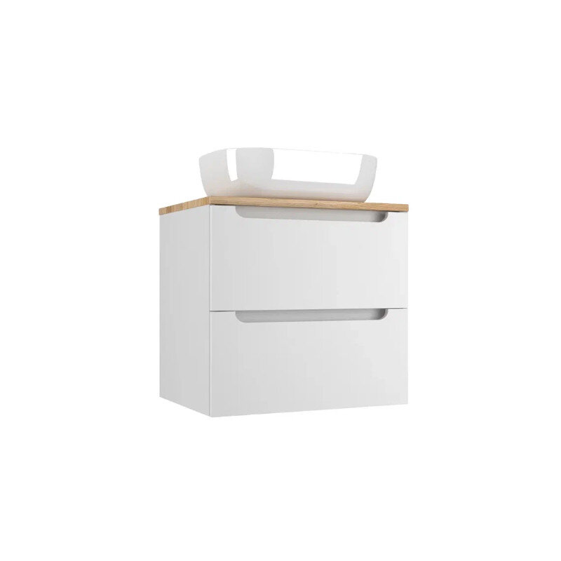 Изображение товара Тумба под раковину Style Line Бали 60 см, белый софт, МДФ, подвесная