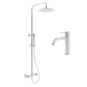 Изображение товара Комплект смесителей Plumberia Selection Ixo KITXO6302BO53 белый матовый