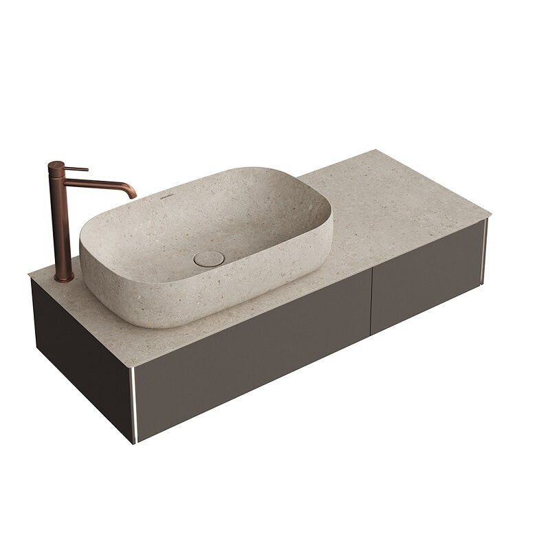 Изображение товара Тумба под раковину Kerama Marazzi Magica MA.120.2EGR.M, с подсветкой, 120 см