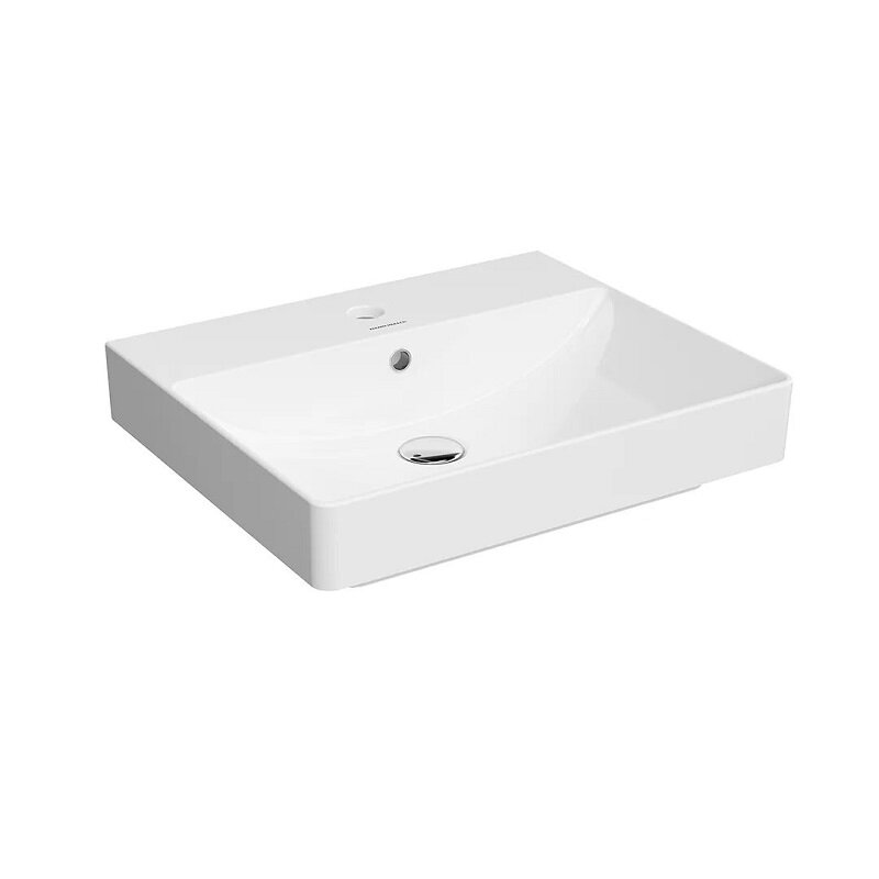 Изображение товара Раковина Kerama Marazzi Pro/Про KMPRWb50GWh1, 50 см, керамика, цвет белый Изображение товара Раковина Kerama Marazzi Pro/Про KMPRWb50GWh1, 50 см, керамика, цвет белый