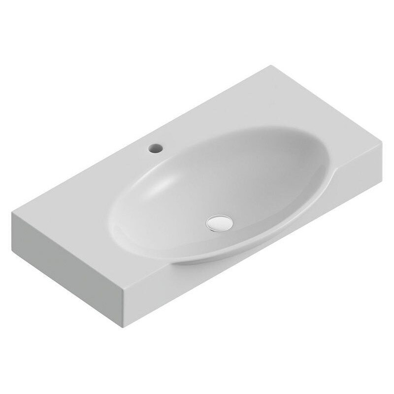 Изображение товара Раковина Style Line Infinity ЛС-00000139 75 см керамическая белая с отверстием под смеситель