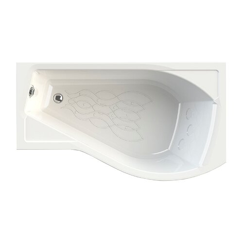 Изображение товара Акриловая ванна Vannesa Миранда L/R 168x95 см угловая белая без гидромассажа