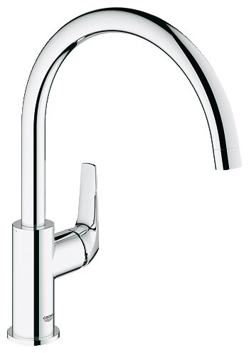 Изображение товара Смеситель для кухонной мойки Grohe BauFlow 31230000 хром однорычажный Германия