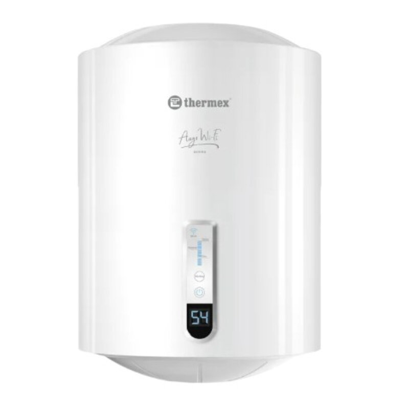 Изображение товара Водонагреватель электрический накопительный Thermex Auga Wi-Fi, 30 л, однофазный, 1.5 кВт, цвет белый, ЭдЭБ04919 (111391)