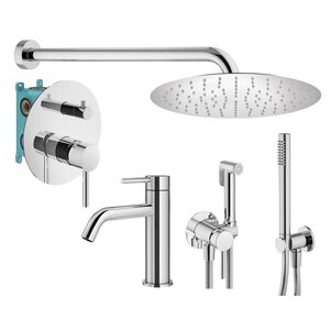 Изображение товара Комплект смесителей Plumberia Selection Ixo KITZXO18CR53, цвет хром