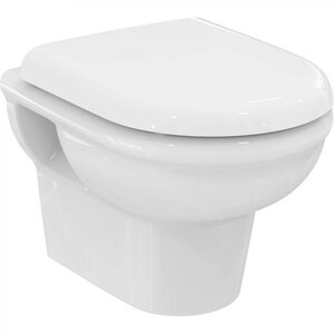 Изображение товара Подвесной унитаз Ideal Standard Exacto Rimless с микролифтом белый Германия