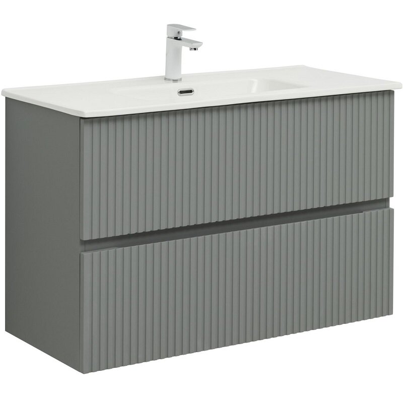 Изображение товара Тумба Aquanet Джейн 100 Flat misty green