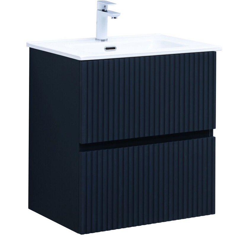 Изображение товара Тумба Aquanet Джейн 60 см с двумя ящиками в цвете маренго