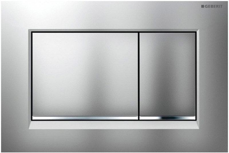 Изображение товара Клавиша Geberit Sigma Type 30 115.883.KN.1 хром матовый/глянец для унитаза