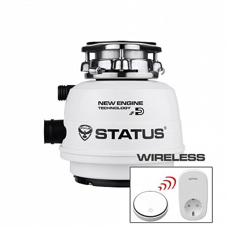 Изображение товара Измельчитель пищевых отходов Status Next 200 Wireless, 09810702, беспроводной выключатель, бытовой, 560 Вт