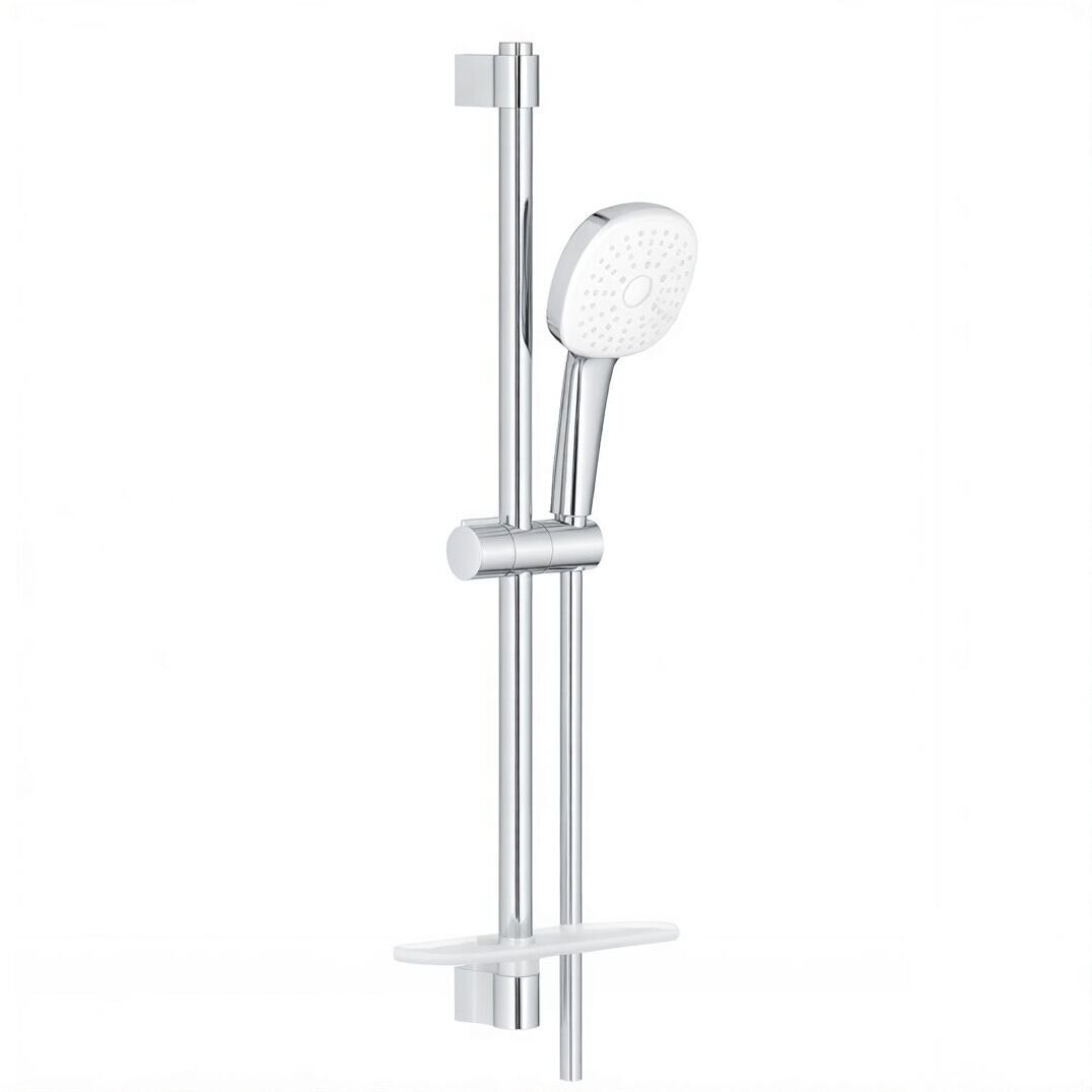 Изображение товара Душевой гарнитур Grohe Tempesta Cube 110, 27929003, с полочкой, 3 режима струи, хром Изображение товара Душевой гарнитур Grohe Tempesta Cube 110, 27929003, с полочкой, 3 режима струи, хром
