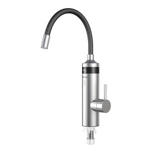 Изображение товара Водонагреватель электрический проточный Thermex Ton 3000, с изливом, над мойкой, цвет хром/черный, ЭдЭБ04929 (211085)