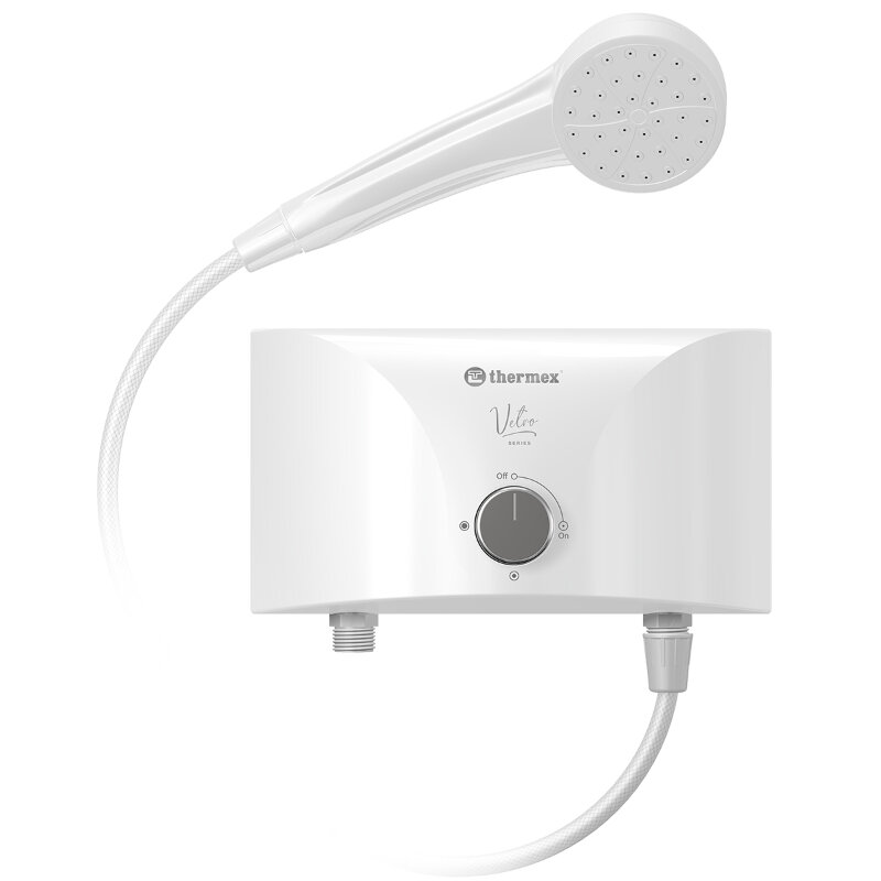 Изображение товара Водонагреватель электрический проточный Thermex Vetro 5500 shower с лейкой над мойкой