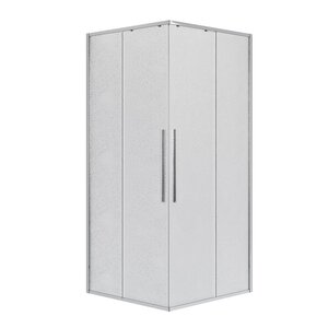 Изображение товара Душевой уголок Niagara Nova NG-3624-34, 100 х 100 см, стекло шиншилла, профиль хром