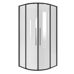 Изображение товара Душевой уголок Niagara Nova NG-6825-34BLACK, 80 х 80 см, стекло прозрачное, профиль черный матовый