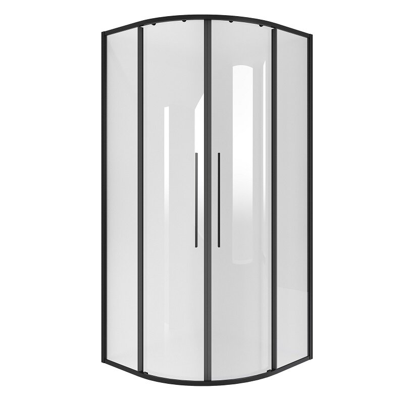Изображение товара Душевой уголок Niagara Nova NG-6826-34BLACK 90х90 см стекло прозрачное профиль черный матовый