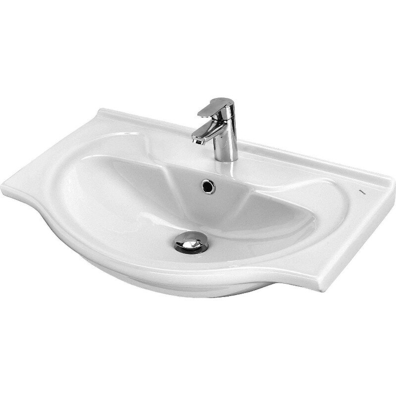 Изображение товара Раковина Style Line Байкал ЛС-00000143 60 см фарфор белая с переливом