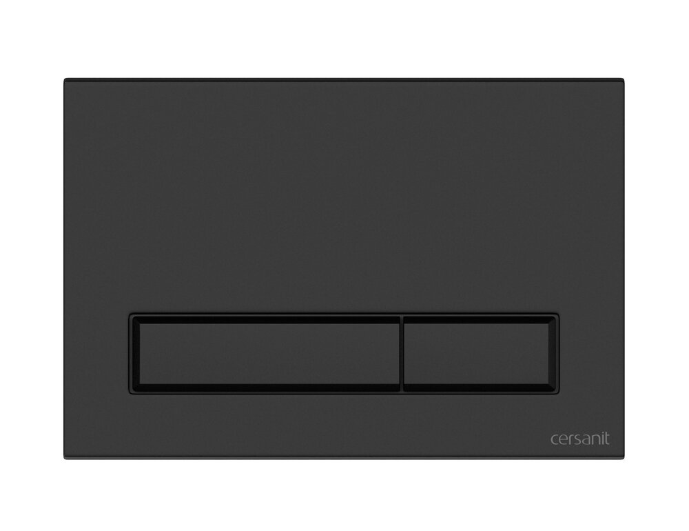 Изображение товара Клавиша смыва Cersanit Blick A64115 механическая черный матовый