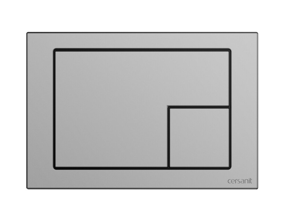 Изображение товара Клавиша смыва Cersanit Corner A64107, механическая, хром матовый