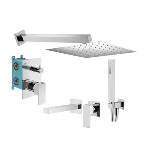 Изображение товара Комплект смесителей Plumberia Selection Tag KITTG18CR220 хром автоматическая установка